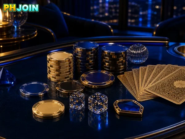 A fresh rummy table set up on PHJOIN