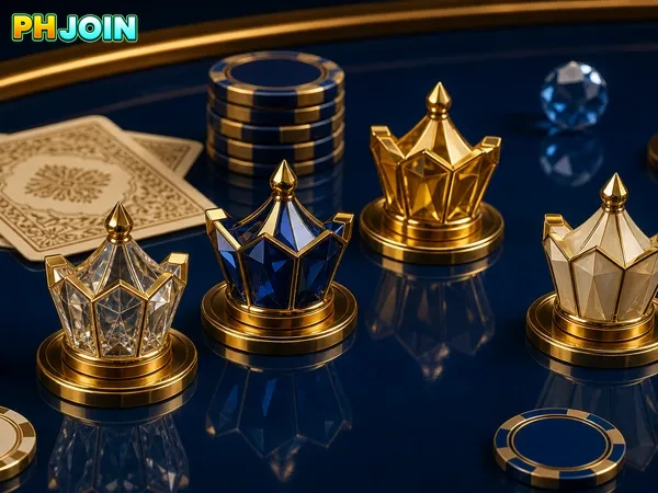 The PHJOIN rummy lobby with tables ready to join